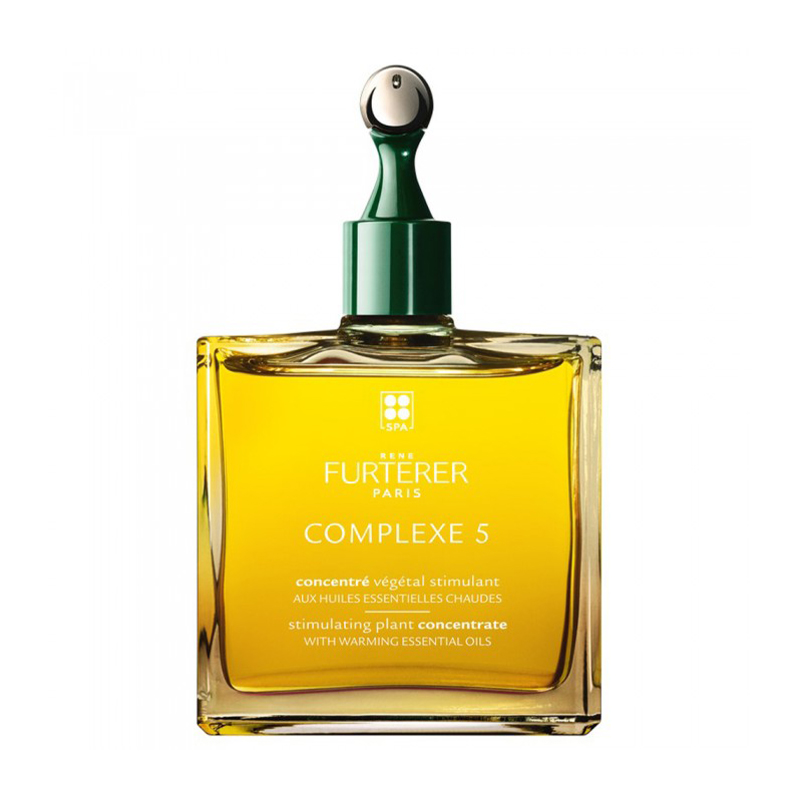Стимулювальний рослинний концентрат для шкіри голови Rene Furterer Complexe 5 Head Spa з розігрівальними ефірними маслами, 50 мл