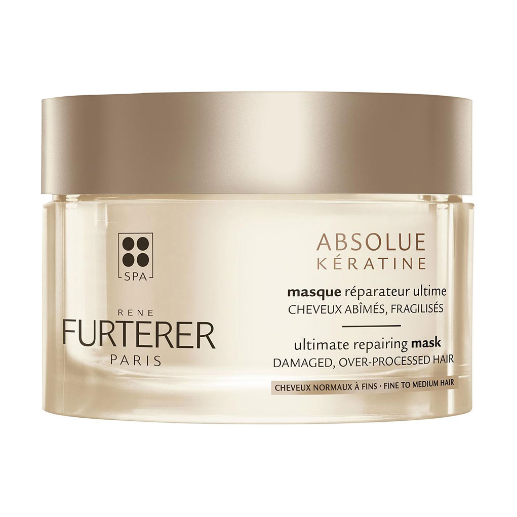 Відновлювальна маска Rene Furterer Absolue Keratine Ultimate Repairing Mask для пошкодженого та ослабленого волосся, 200 мл
